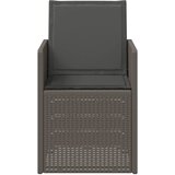  Vrtne stolice za blagovanje 2 pcs Svjetlosiva i antracit PP | shoptok.hr