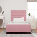  Krevet u okviru Ružičasti 120x190 cm Baršun | shoptok.hr