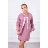 Kesi Oversize hooded dress dark pink | Shoptok.si