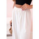 Kesi Włoski Wide-leg trousers light beige | Shoptok.si