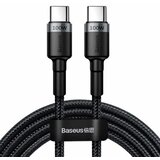 Baseus Podatkovni kabel catklf-alg1 quick charge type c 100w 2m - črno siv | Shoptok.si