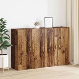  Ormarčići montirani na zid 2 pcs Staro drvo 69.5 x 34 x 90 cm | shoptok.hr