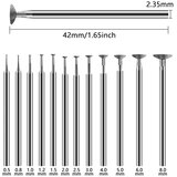 Hanboost Trapezoidal Diamond Grinding Bits Set for Rotary Tool | Eponuda.com