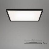 BRILONER 7060-015 - LED prigušiva panel SLIM 22W/230V 42x42 cm crna Wi-Fi Tuya + daljinski upravljač | Eponuda.com