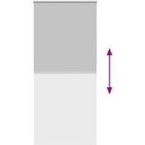 Rolo zavjesa za zamračivanje 124,4 x 230 cm Širina tkanine 120 cm siva | shoptok.hr