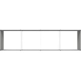  Sadilica Svijetlo siva 385 x 100 x 45 cm Cinkani čelik | shoptok.hr