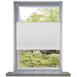 vidaXL Plise Harmonika Zavese velikost 70 x 125 cm Bele barve | Shoptok.si