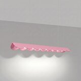 Thoro Rožnata aluminijasta LED viseča svetilka BISCUIT &amp;ndash; Slike