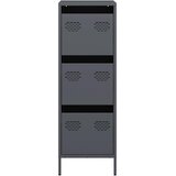  Visoka komoda antracit 39x35x103,5 cm od čelika | shoptok.hr