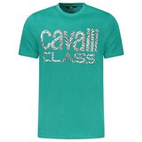 Cavalli Class Muška Majica Kratkih Rukava Zelena | shoptok.hr