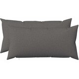  Jastuk s jastukom HEERLEN 2 kom. Svjetlosiva Tkanina - Svjetlosiva 40 x 80 cm 2 | shoptok.hr