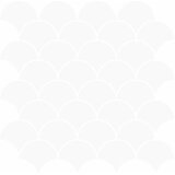  Pločica riblje ljuske 20 pcs Bijela 30 x 30 cm Poliuretan i PET | shoptok.hr
