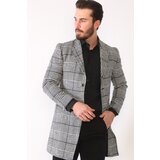 Dewberry PLT8398 MEN'S COAT-PLAID-BLACK u