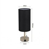 Brilagi - Stona lampa sa USB portom TABLON 1xE27/25W/230V bež/crna | Eponuda.com