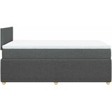  Krevet box spring s madracem tamnosivi 120 x 190 cm tkanina | shoptok.hr