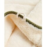 Kave Home Bela/zelena frotirna bombažna brisača 50x90 cm Sedora – | Shoptok.si