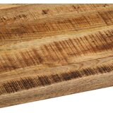 Stolna Mizna plošča 100x80x3,8cm naraven rob trden robusten mangov les, (21832249) | Shoptok.si