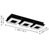 Eglo 99325 - led plafonsko svetlo fradelo 3xLED/4W/230V | Eponuda.com