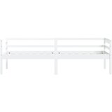  Okvir za krevet od masivne borovine bijeli 90 x 200 cm | shoptok.hr