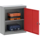  Ormar za alate s policom Crvena i siva 50 x 20 x 55 cm | Eponuda.com