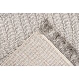 Kayoom RAVNO TKANA PREPROGA 200/290 cm tkano srebrne barve | Shoptok.si