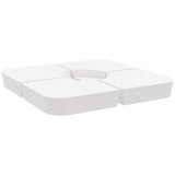  4-dijelni set suncobrana za križni suncobran 100 kg PP | shoptok.hr