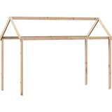  Visoki krevet s krovom 80 x 200 cm od masivne borovine | shoptok.hr