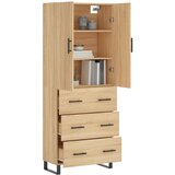  Visoka komoda hrasta sonome 69,5x34x180cm od konstruiranog drva | shoptok.hr