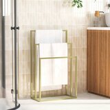  Samostojeći stalak za ručnike zlatni 48 x 24 x 79 cm željezni | shoptok.hr
