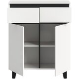 Livetastic Komoda Tomasa, Bela, Črna | Shoptok.si