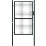  Mrežasta vrtna vrata od pocinčanog čelika 100 x 250 cm siva Cijene