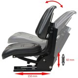  Sedež za traktor z vzmetenjem črn, (20770105) | Shoptok.si