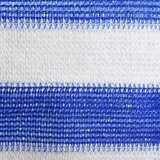 Balkonski zastor plavo-bijeli 90 x 300 cm HDPE | shoptok.hr