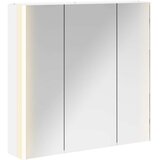  Kopalniška ogledalna omara z LED lučmi Bela 73.5 x 15.5 x 70 cm, (5000233278) | Shoptok.si