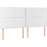 Maison Chic Posteljno vzglavje - Vzglavna omarica 4 kosa bel 80x5x78/88 cm umetno usnje, (22078145) | Shoptok.si
