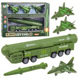 Vojni set borbenih aviona s motoriziranim bacačem raketa | shoptok.hr