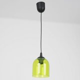  Luster na sajli CHRIS, 1x E27/60W/230V, prečnik 11 cm, zelene boje | Eponuda.com