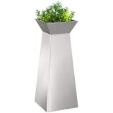  Stup saksija 2 pcs Srebrno 40 x 40 x 100 cm | shoptok.hr