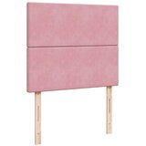 Box spring krevet s madracem ružičasti 120 x 200 cm baršunasti | shoptok.hr