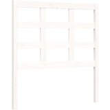  Okvir kreveta s uzglavljem bijeli 90 x 190 cm od masivnog drva | shoptok.hr