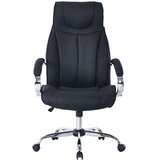 Cantus pisarniški stol kovina, umetna masa, tekstil črna, barve kroma | Shoptok.si