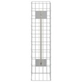 vidaXL Gabionski Stolp z Vodno Pipico 100x25x25 cm 304 Nerjaveče Jeklo | Shoptok.si
