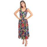 Isla Bonita By Sigris Dolge obleke Dolga Midi Obleka Večbarvna | Shoptok.si