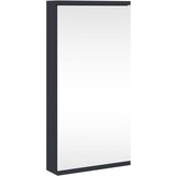  Kutni kupaonski ormarić s ogledalom sivi 30 x 24 x 60 cm | shoptok.hr
