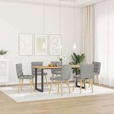  Jedilni stoli 6 kosov Cloud Grey Fabric, (21822187) Cene