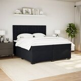  Krevet s oprugama i madracem crni 200x200 cm baršunasti | shoptok.hr