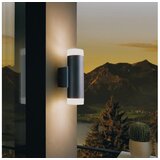 Eglo 13709 - LED spoljašnje zidno svetlo RIGA 2xGU10/4,6W/230V IP44 crna Cene