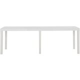 The Living Store Vrtna miza 220x90x72 cm PP bela - Vrtna Miza, (21461311) | Shoptok.si