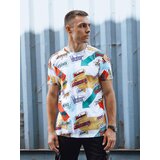 DStreet T-shirt męski z nadrukiem biały | shoptok.hr