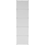 Kondela Modularna večnamenska omara, bela, ZALVO | Shoptok.si